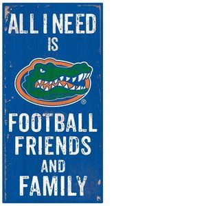 NCAA Florida Gators Football Wooden Sign